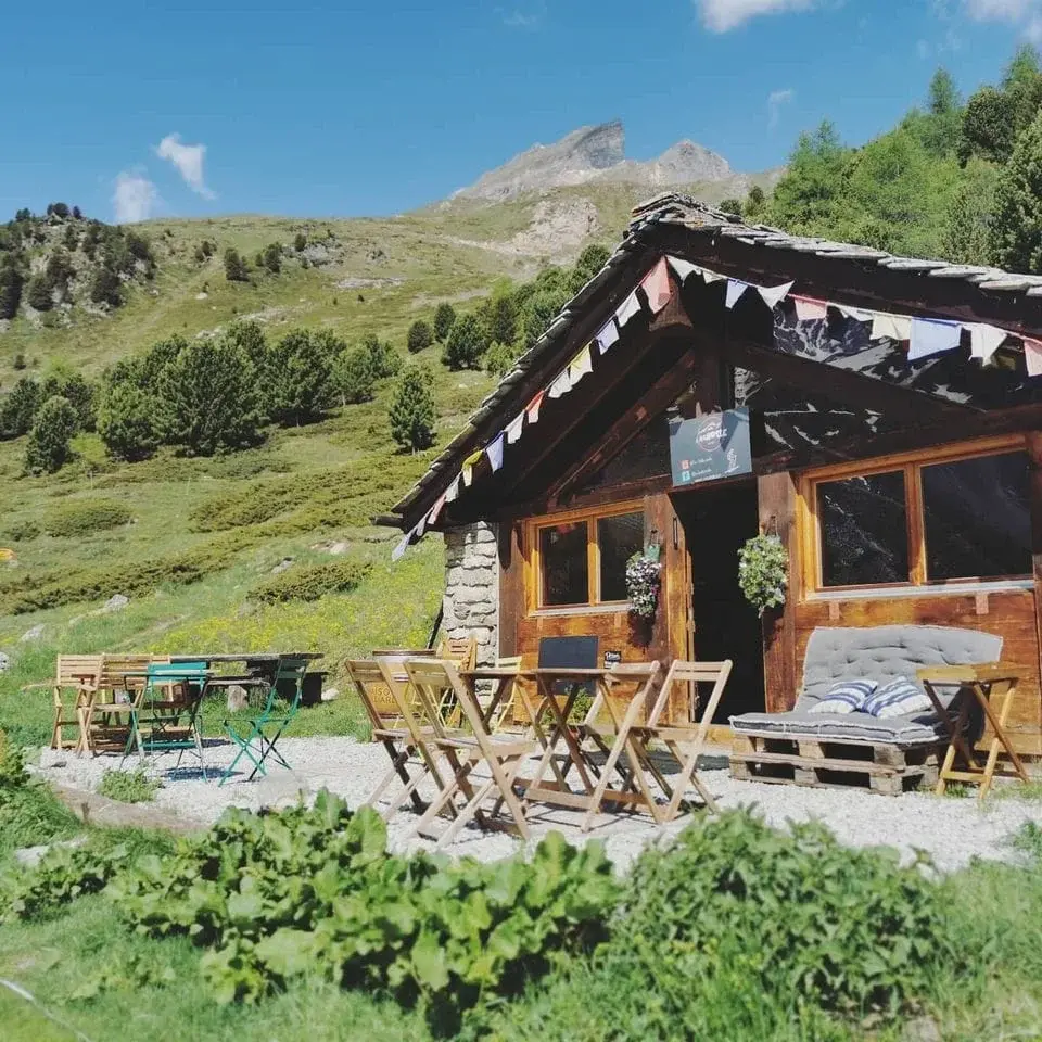 La Chotte, altitude cabin 2,166 m — team building Arolla, Val d'Hérens